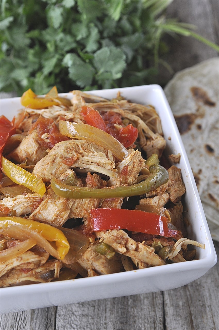 Slow Cooker Chicken Fajitas Your Homebased Mom