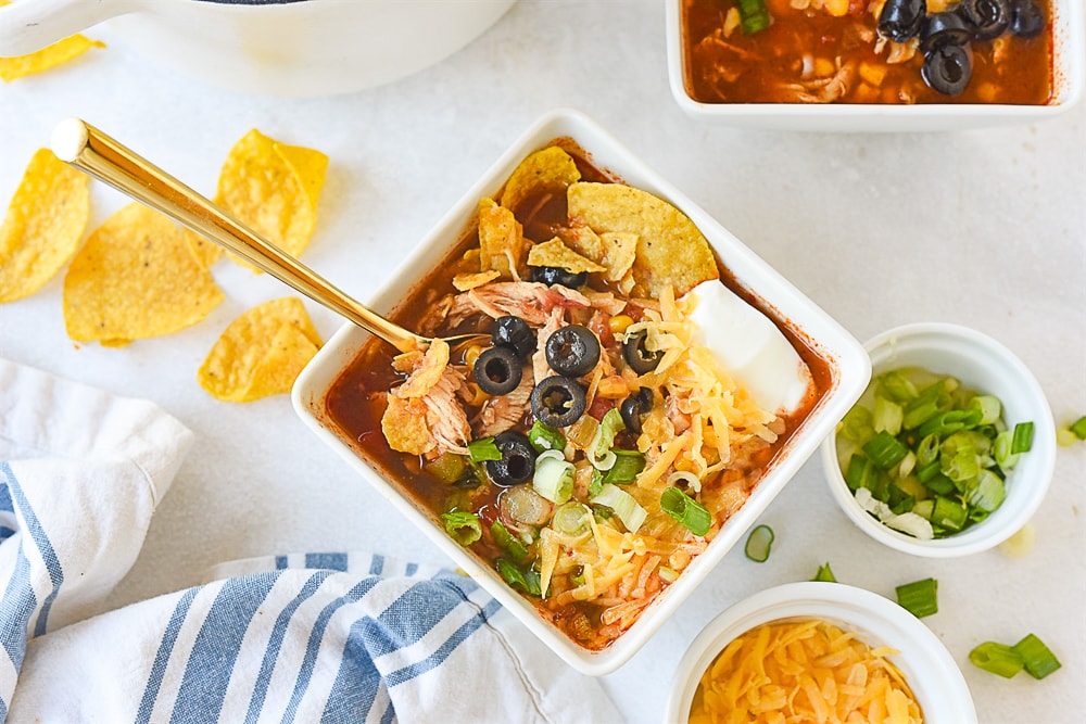 Crock Pot Chicken Tortilla Soup Your Homebased Mom