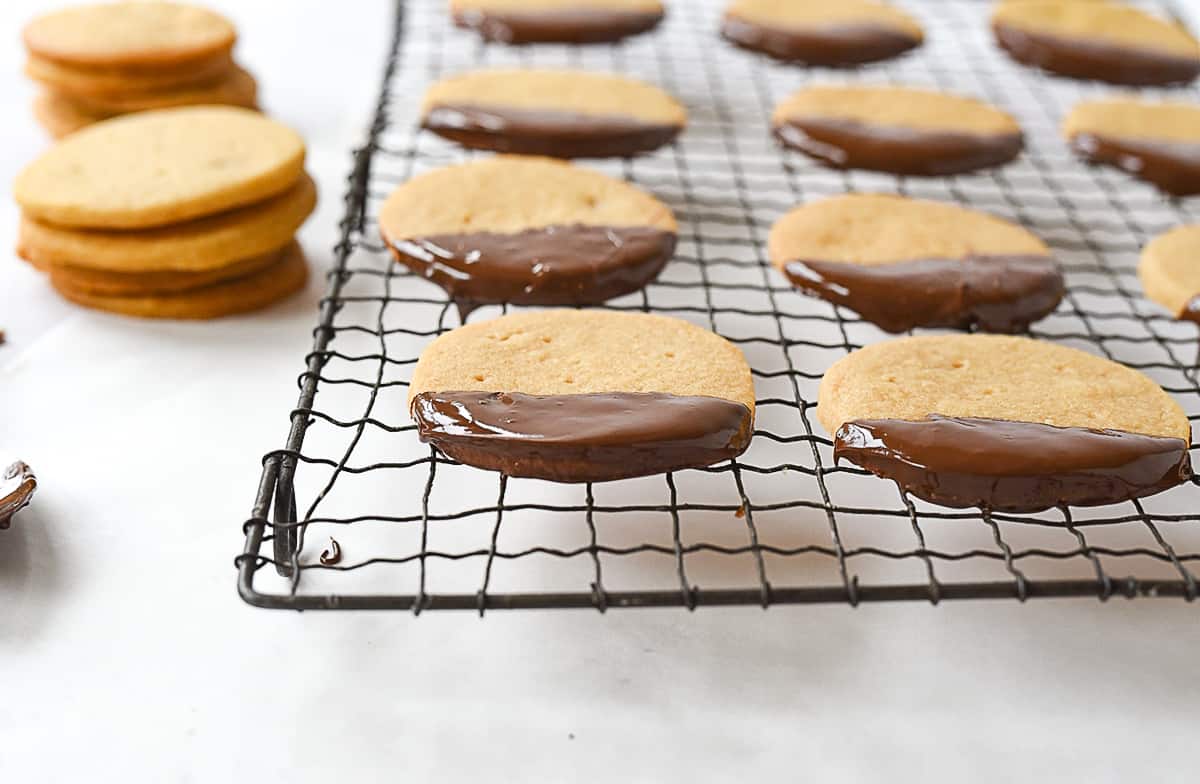 shortbread dipped in chocolate