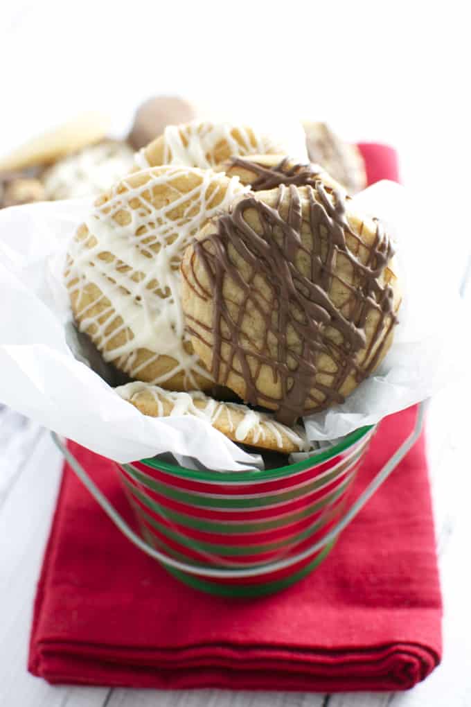 Chocolate Drizzle Cookies Recipe by Leigh Anne Wilkes