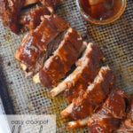 rack of bbq ribs