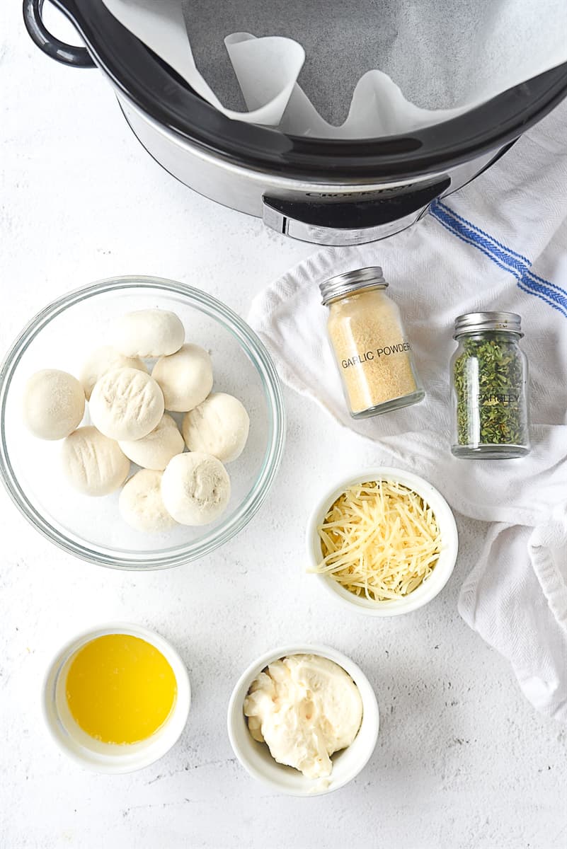 ingredients for crock pot rolls