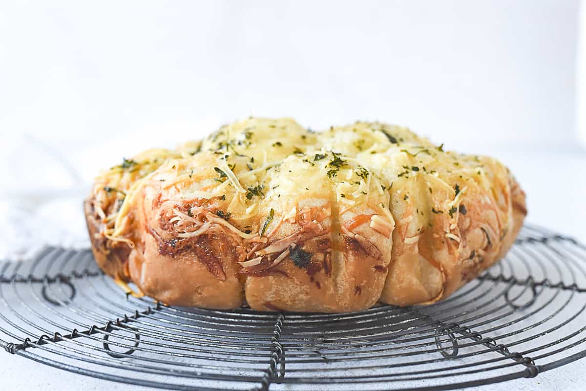 crock pot rolls on a cooling rack