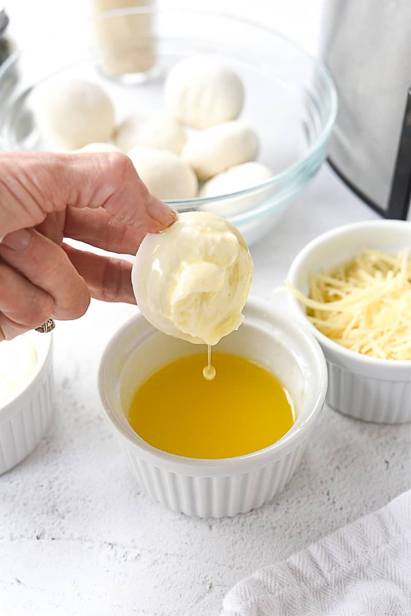 dip crock pot roll in melted butter