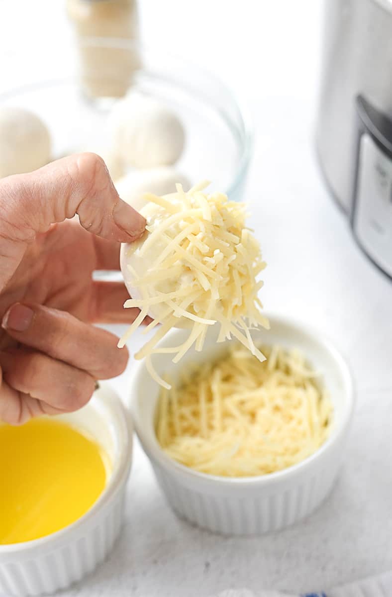 crockpot roll dipped in cheese