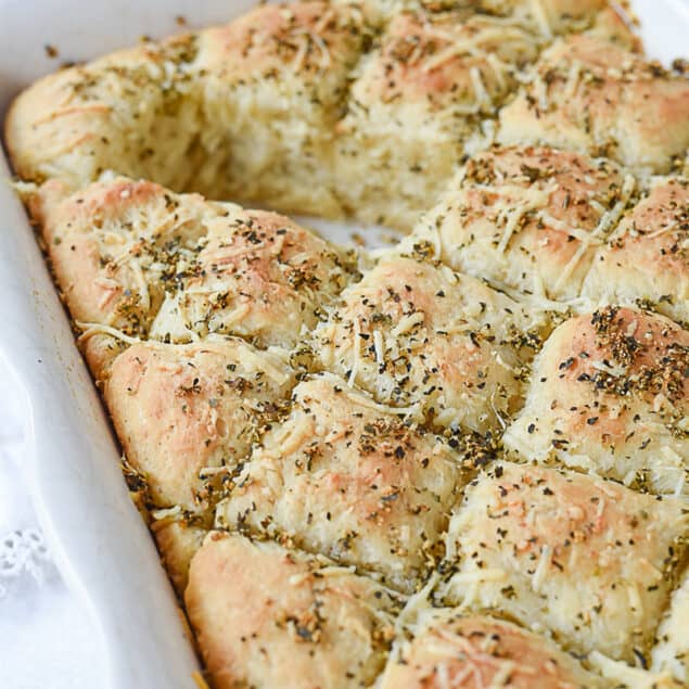 pan of oatmeal bread