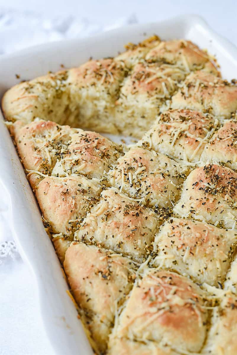 pan of oatmeal bread