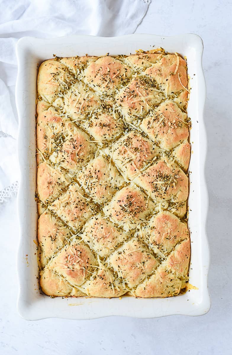 overhead shot of oatmeal bread