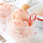 bowl of peppermint ice cream