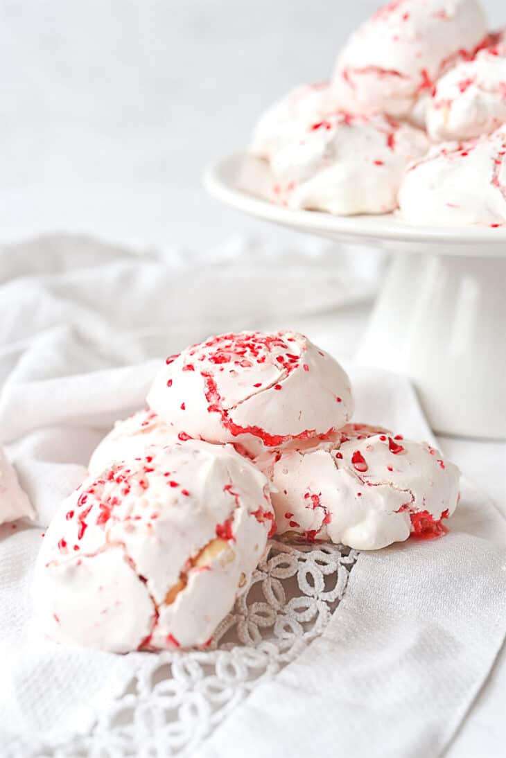 Peppermint Meringue Cookies by Leigh Anne Wilkes