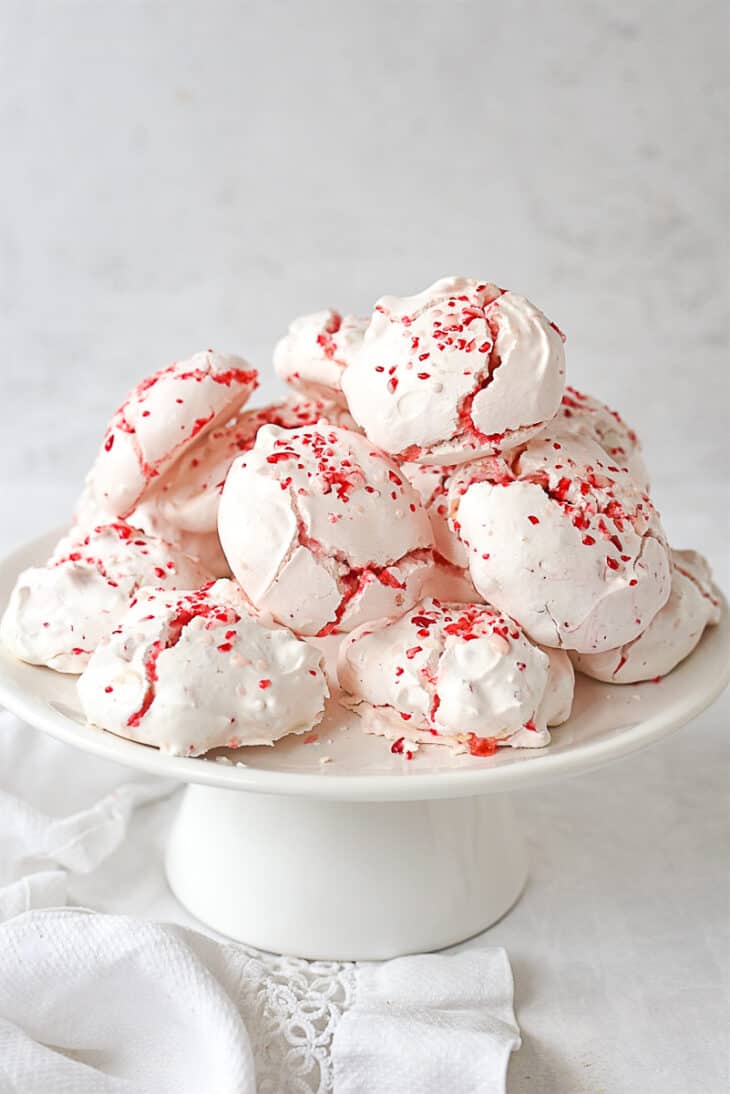 Peppermint Meringue Cookies by Leigh Anne Wilkes