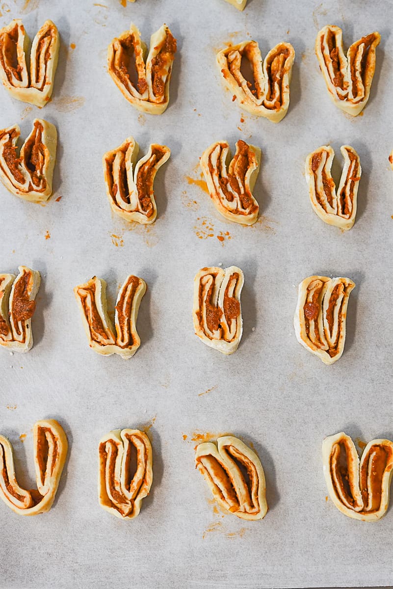 palmiers ready for bakng