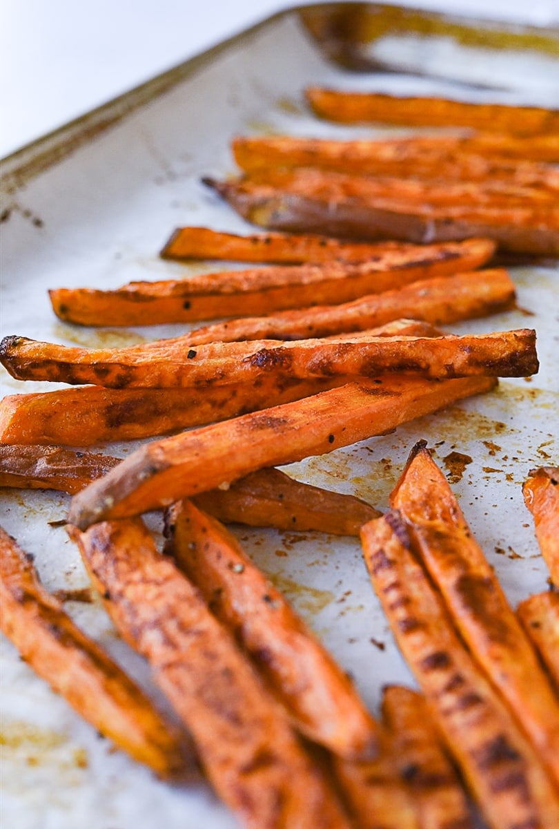 baked sweet potato fries