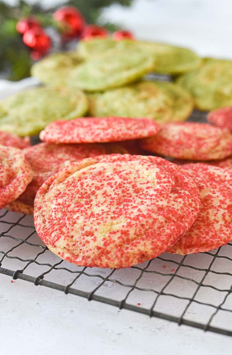 pile of christmas snickerdoodles