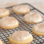 frosted cinnamon butter cookies