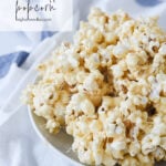 bowl of marshmallow popcorn
