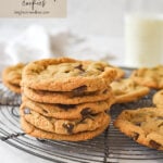 stack of peanut butter cookies