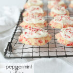 melting moment cookies on a cooling rack