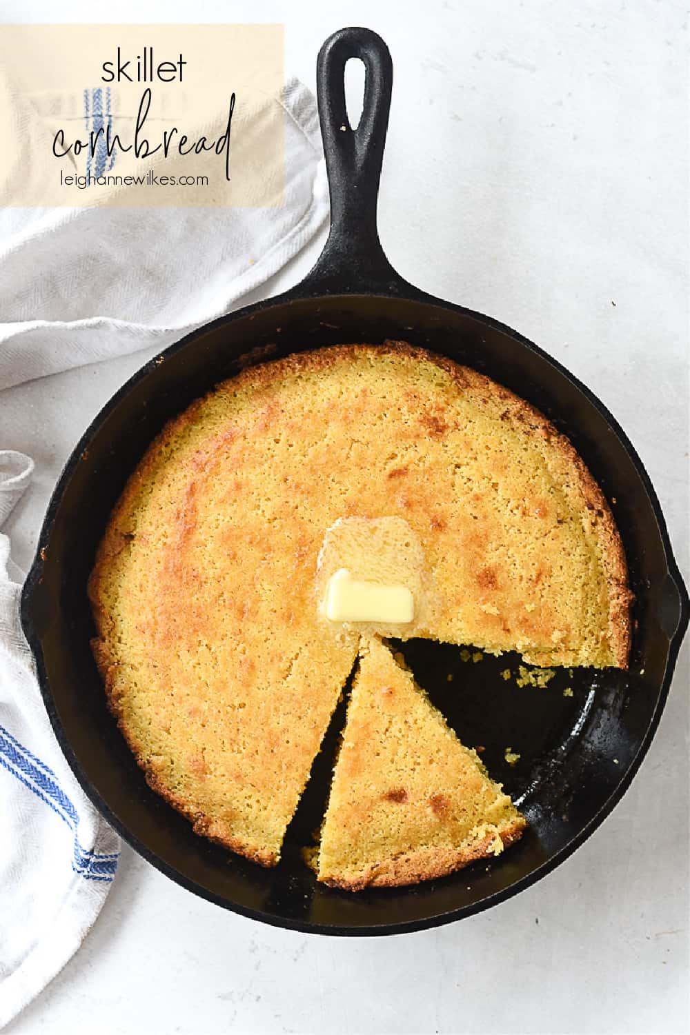 Easy Skillet Cornbread Recipe by Leigh Anne Wilkes