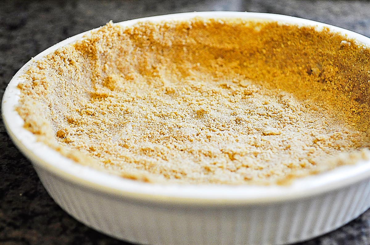 a graham cracker crust