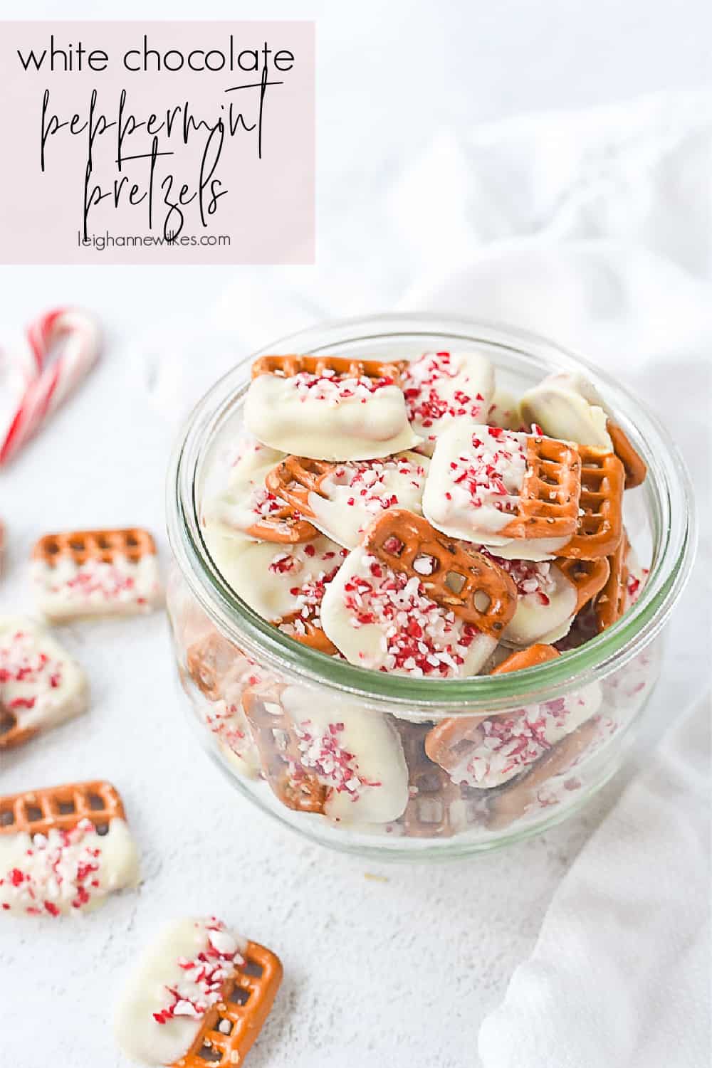 White Chocolate Peppermint Pretzels by Leigh Anne Wilkes