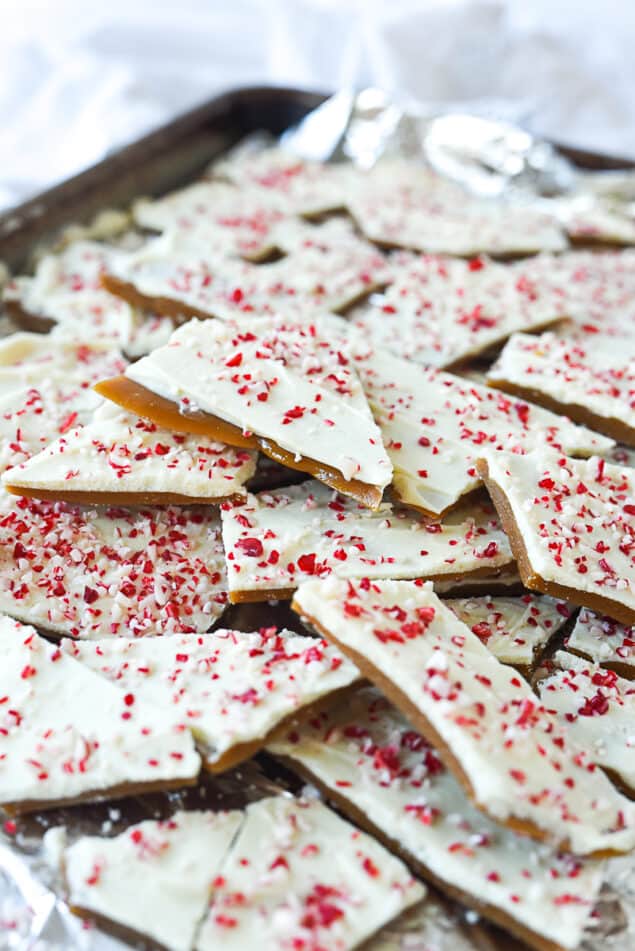White Chocolate Peppermint Toffee by Leigh Anne Wilkes
