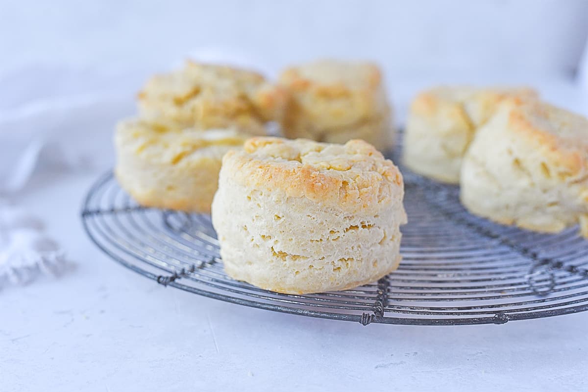 biscuits on a coolling rack