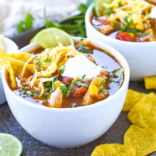 Chicken Enchilada Soup Recipe Your Homebased Mom