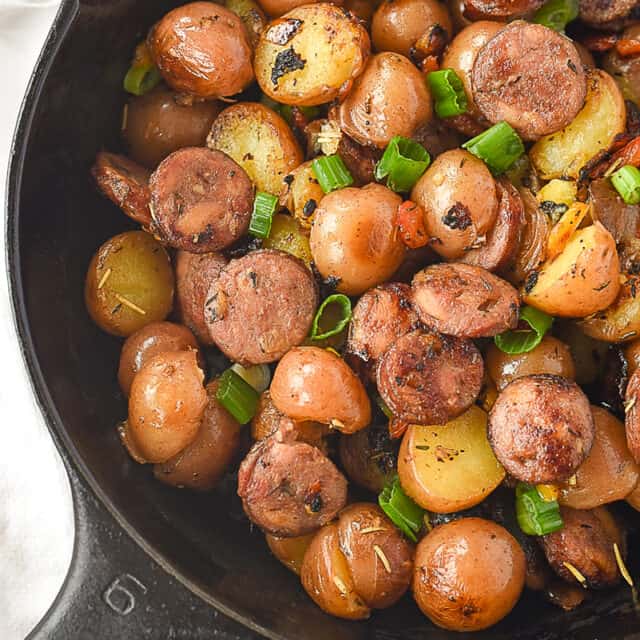 Spanish Rice and Sausage Skillet Dinner