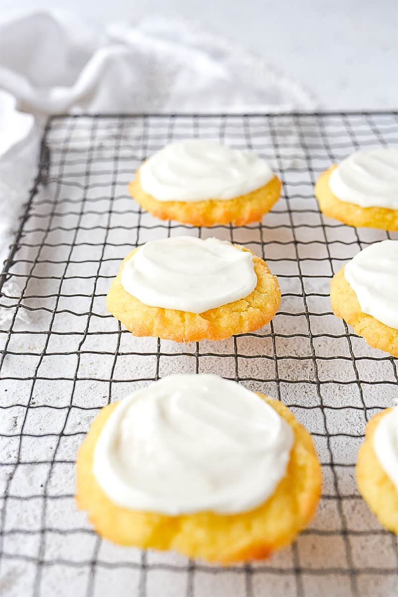 frosted small batch sugar cookies