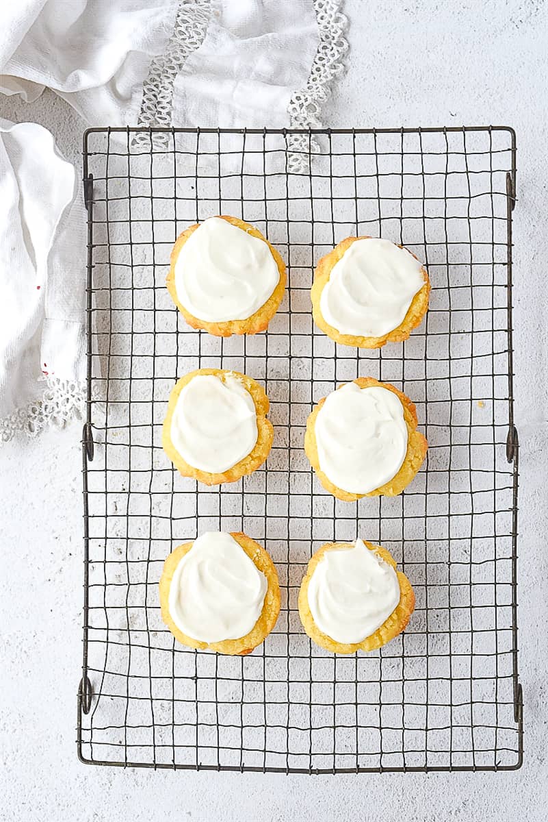 overhead shot of small batch sugar cookies