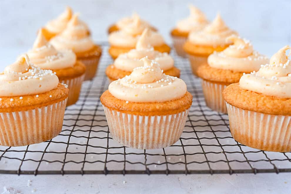 Orange Creamsicle Cupcakes by Leigh Anne Wilkes