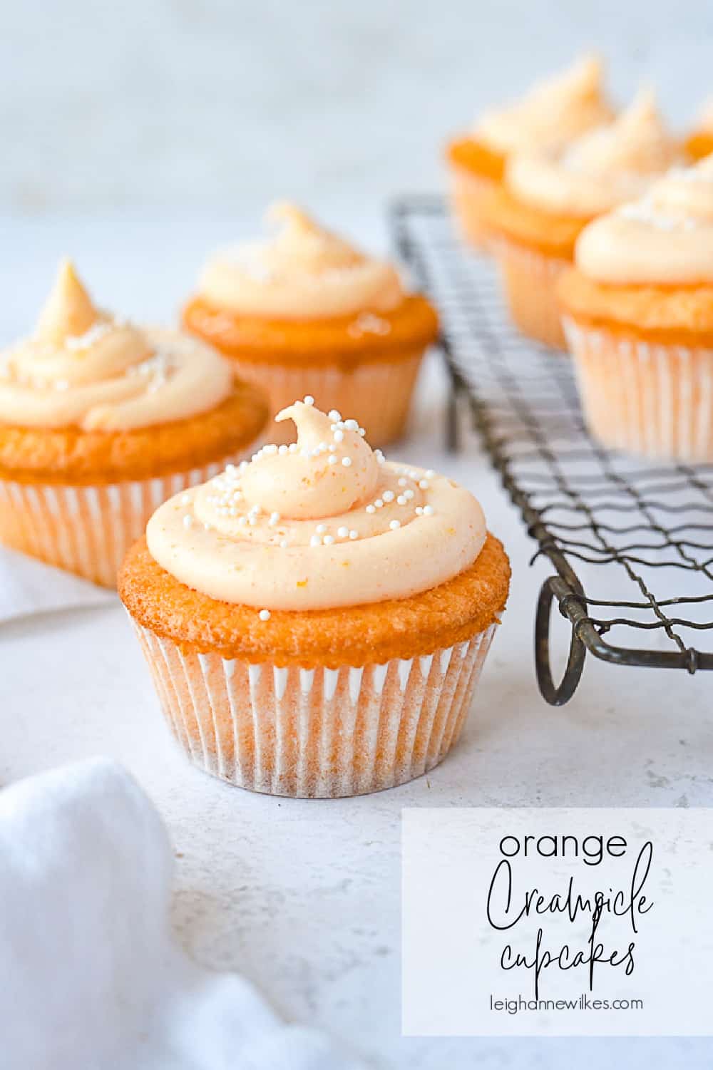 Orange Creamsicle Cupcakes by Leigh Anne Wilkes