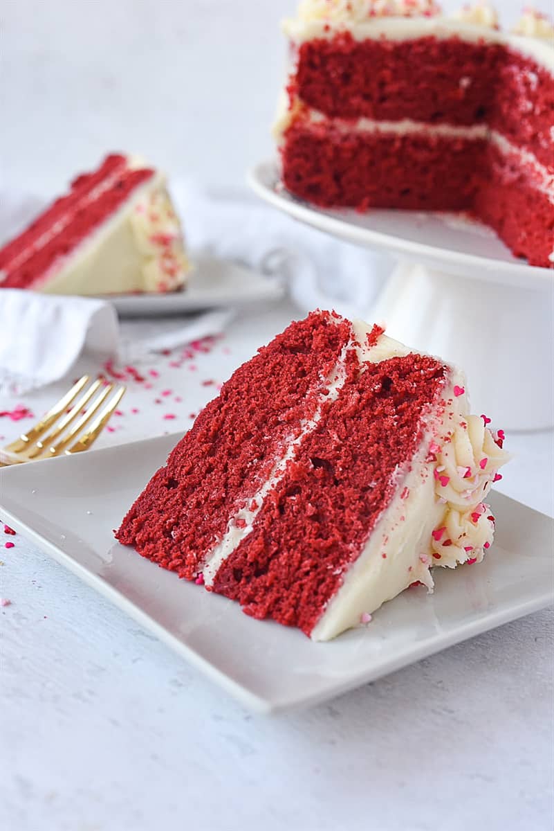 Mini Red Velvet Bundt Cakes with Cream Cheese Frosting - 7 Empty