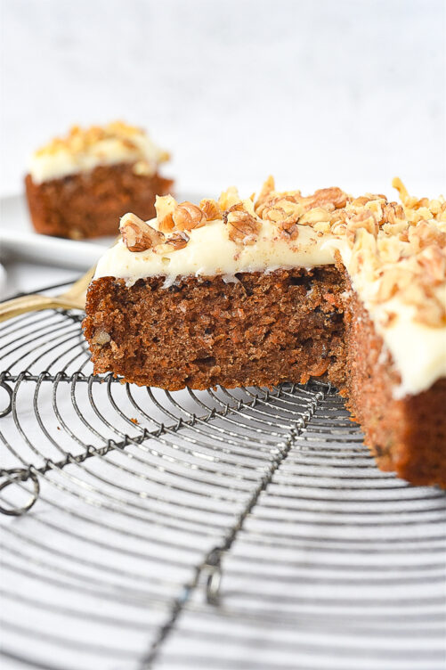 Small Batch Carrot Cake for Two by Leigh Anne Wilkes