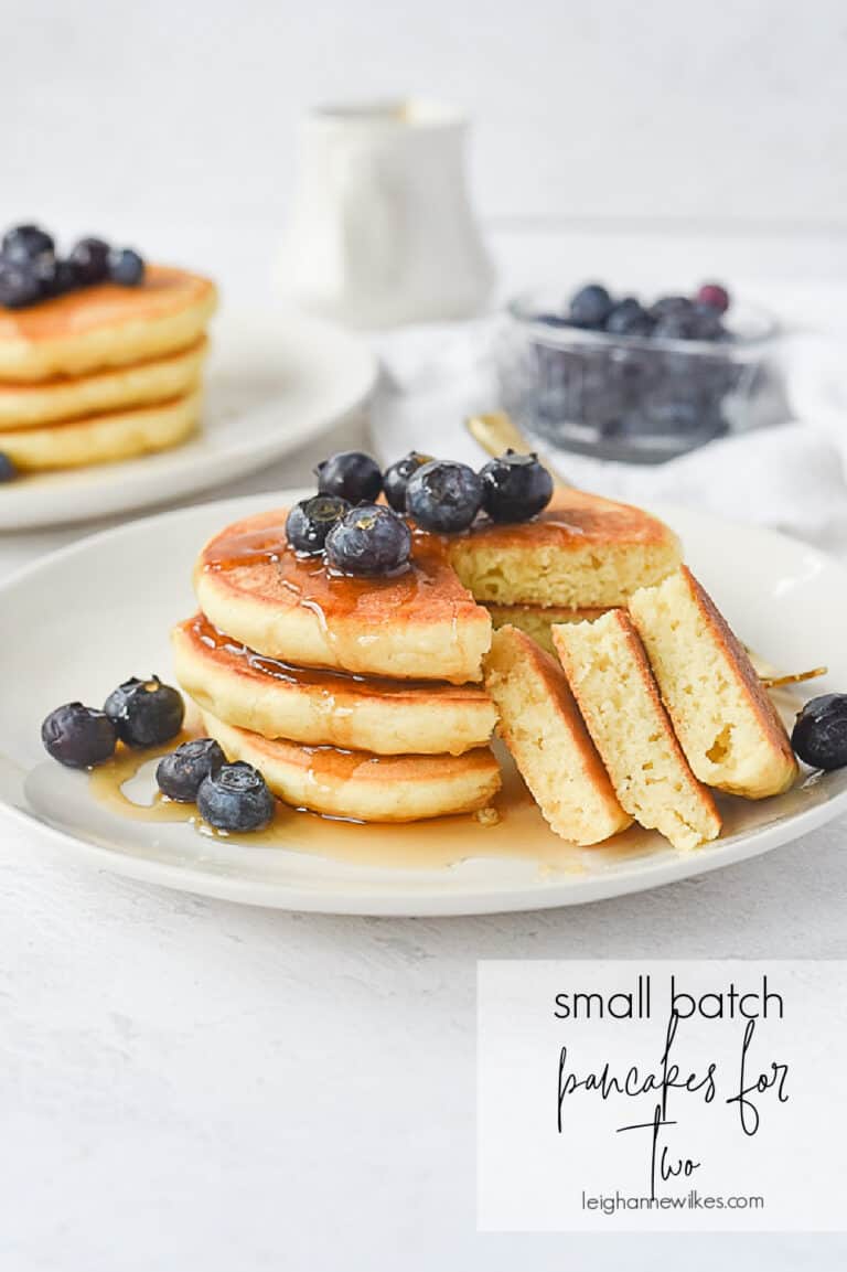 Small Batch Pancakes for Two by Leigh Anne Wilkes