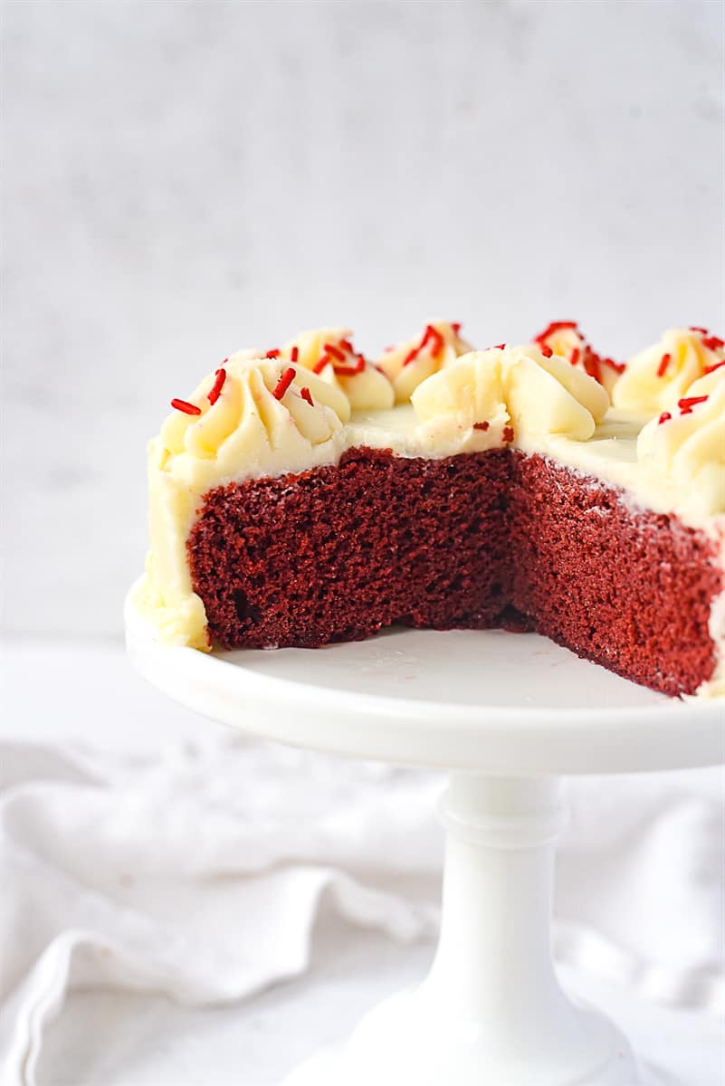 Mini Red Velvet Cake - One Dish Kitchen