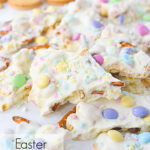 broken pieces of easter bark