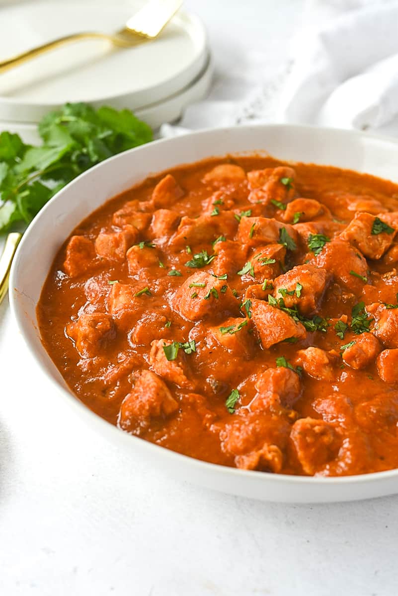 bowl of butter chicken