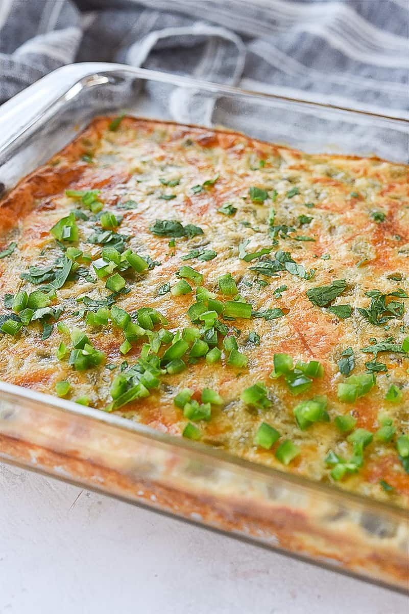 Baked chile relleno casserole