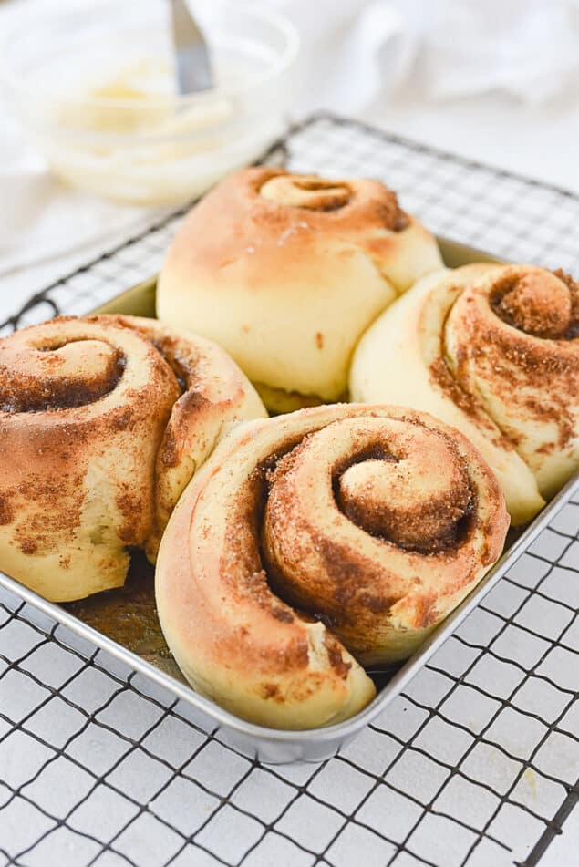 Small Batch Cinnamon Rolls for Two by Leigh Anne Wilkes