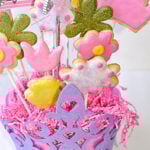 cookie bouquet in a crown