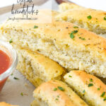 pan of italian breadsticks