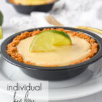 two mini key lime pies