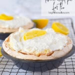 individual lemon angel pie