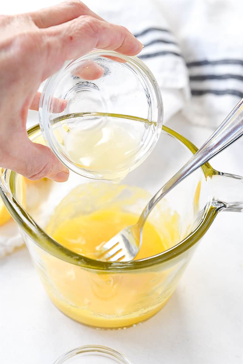 lemon curd ingredients combined