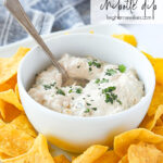 white bowl of chipotle dip