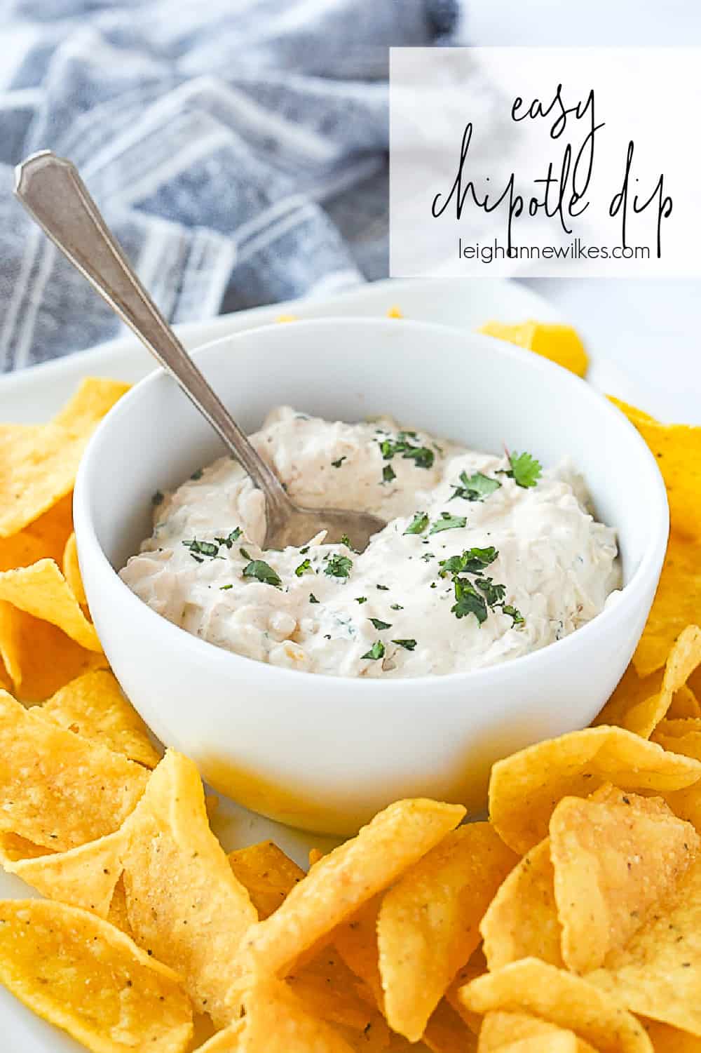 white bowl of chipotle dip