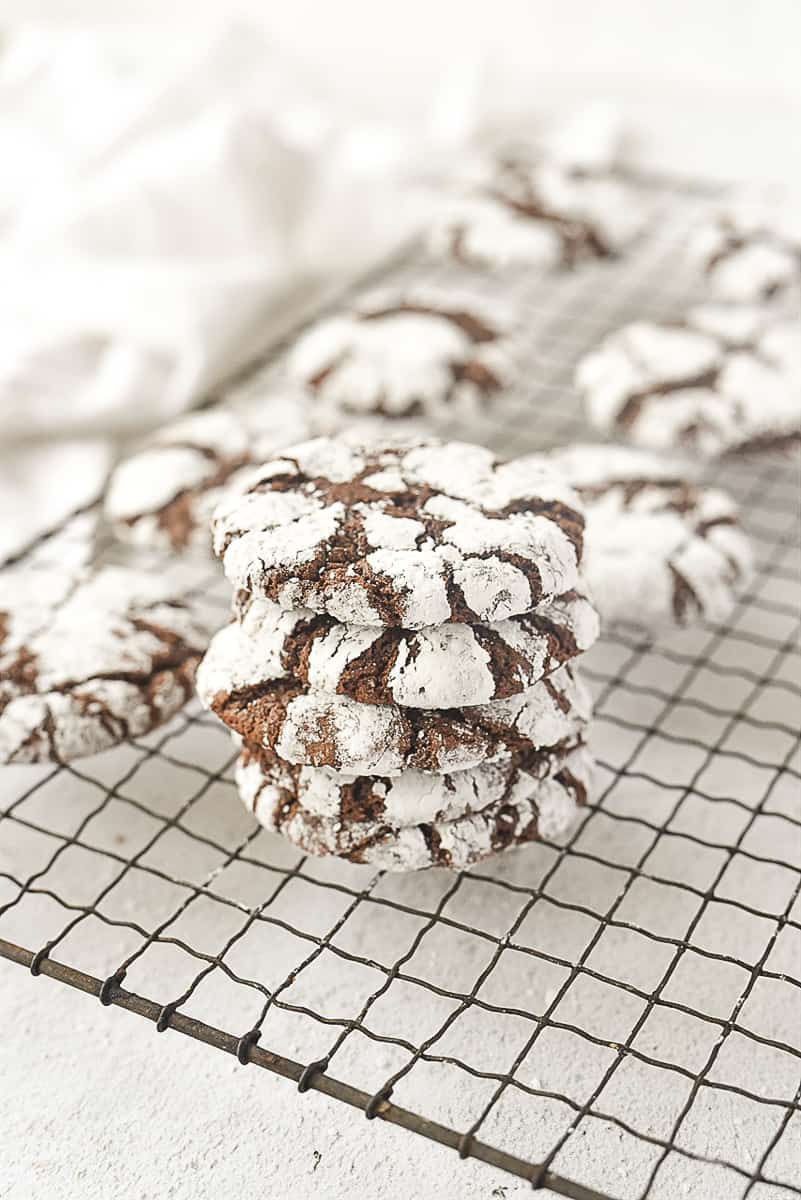 chocolate crinkle cookies