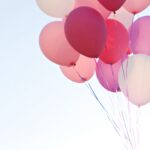 bouquet of pink balloons